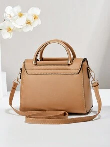 Bolso cruzado vintage de PU para mujer PLANEE, bolso de hombro con solapa, estilo minimalista, para oficina, trabajo, bolsa de hombro de mujer de moda, cartera sólida de moda para mujeres, adecuada para trabajo y fiestas, regalo de cumpleaños, para llevar en el hombro o cruzado. Muy adecuado para negocios, vacaciones, compras, viajes, combinación perfecta.