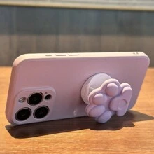 1 Stück TPU Silikon flüssige Katzenkralle DIY Faltbarer Handyhalter, geeignet für Handyhüllen für Männer und Frauen, kompatibel mit Apple, Oppo, Samsung, Huawei und Xiaomi Handys