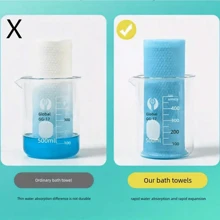 25pcs/20pcs Multi-Functional Disposable Bath Towels, [140cm X 70cm], [120cm X 60cm] Larger And Thicker, Individually Packaged, Soft, Skin-Friendly, Comfortable For Bathing, High Absorbency, Suitable For Business Travel, Home, Travel, Hotel, Gym, Office, Vacation, Bathroom And Camping, Clean And Packaging - White - View 5