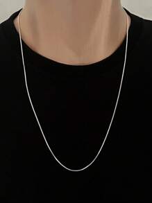 Women Chain Necklaces - Plateado - Ver 5