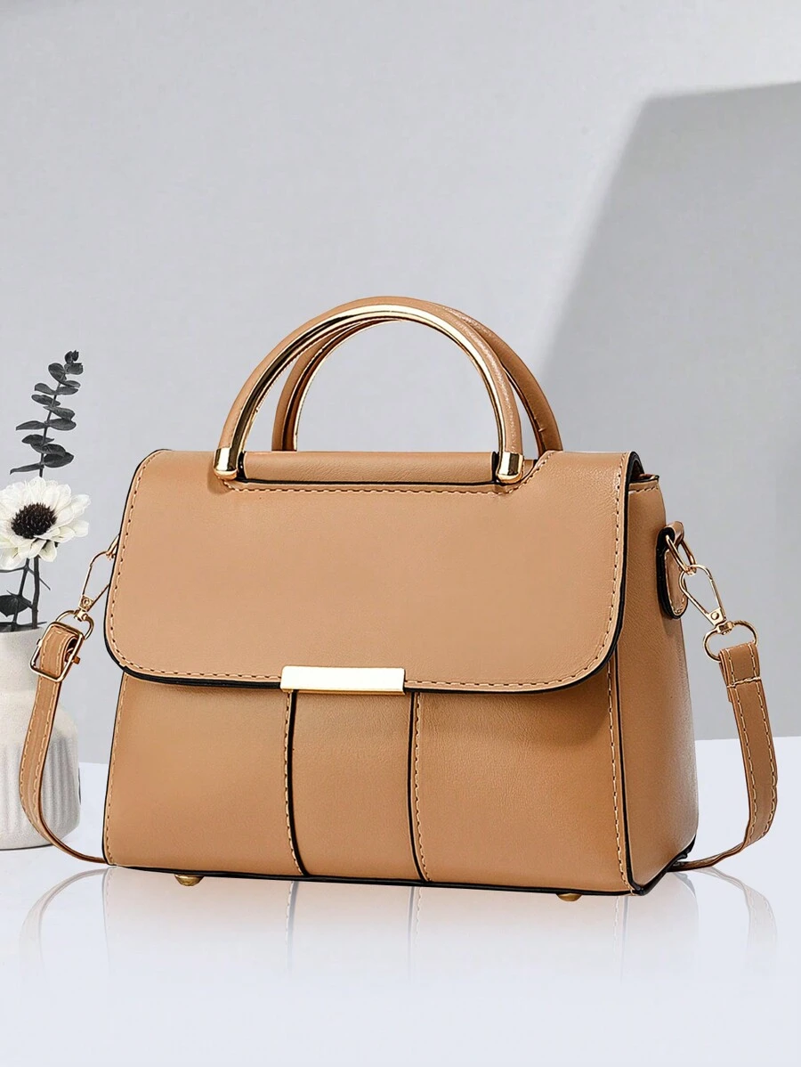 Bolso cruzado vintage de PU para mujer PLANEE, bolso de hombro con solapa, estilo minimalista, para oficina, trabajo, bolsa de hombro de mujer de moda, cartera sólida de moda para mujeres, adecuada para trabajo y fiestas, regalo de cumpleaños, para llevar en el hombro o cruzado. Muy adecuado para negocios, vacaciones, compras, viajes, combinación perfecta.