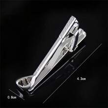 1入獨特的朋克武器形狀領帶夾，男士領帶配飾 - 銀色 - 查看 30