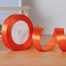1 Roll 2cm Wide Ribbon, Satin Ribbon, DIY Ribbon For Bows, Gift Wrapping,