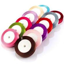 1 Roll 2cm Wide Ribbon, Satin Ribbon, DIY Ribbon For Bows, Gift Wrapping,