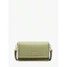 | Jet Set Small Two-Tone Logo Smartphone Crossbody Bag |  | Women Crossbody - Smoky Olive Multi - View 1