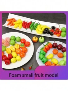Foam Mini Fruit Model Small Vegetable Set Fake Fruit Decoration Props Simulation Mini Fruit - Multicolor - View 1