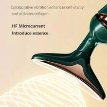 Multi-Functional Facial Massager For Face, Neck And Eye Area - Microcurrent Skin Tightening And Anti-Aging - Green - View 4