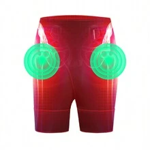 1款電加熱臀部按摩支撐架，熱敷大腿腹股溝振動按摩包，可調節臀部支撐帶，3種智能溫度控制，舒緩腿部臀部壓力，男女老少皆宜，給父母假日送禮的好選擇 - 黑色 - 查看 5