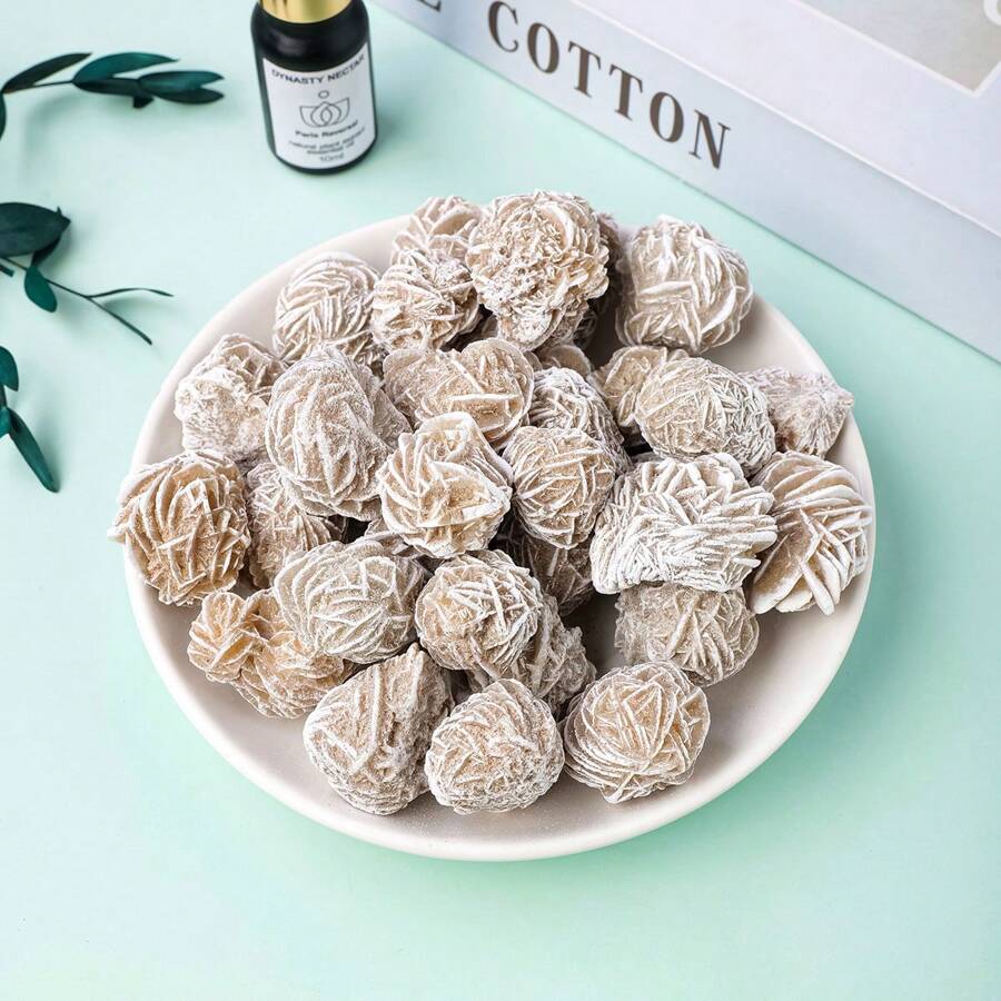 50 Gam/túi Hoa Hồng Sa Mạc Đá Selenite Thạch Anh Tự NhiênCrystal Reiki Chữa Bệnh Đá Quý Khoáng Mẫu Vật Adenium Obesum Trang Trí Nhà Quà Tặng - adenium obesum - Xem 1