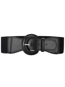 1 buc Curea la modă cu talie largă, elastică, cu cataramă decorativă în formă de D, pentru haină și rochie de damă, Halloween, vară, școală, toamnă, Halloween - A - Vizualizare 11