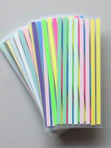 15 Types Of Sticky Notes, Long And Small Pet Sticky Notes, Morandi Color Sticky Note Labels, Plastic Paper, Translucent Color, Waterproof And Not Easy To Tear, Index Labels, Student Classification Marking Stickers, Office Memo Stickers, 15 Types - Multicolor - View 3