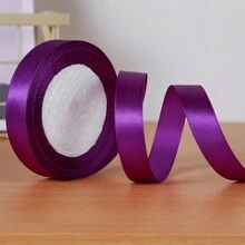 1 Roll 2cm Wide Ribbon, Satin Ribbon, DIY Ribbon For Bows, Gift Wrapping,