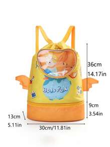 1pc Waterproof Swimming Backpack With Dry And Wet Separation - Ideal For Swimming Storage - Multicolor - View 13