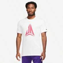 Nike Ja Morant T-Shirt - Boyfriend Style Men's - White/White - View 1