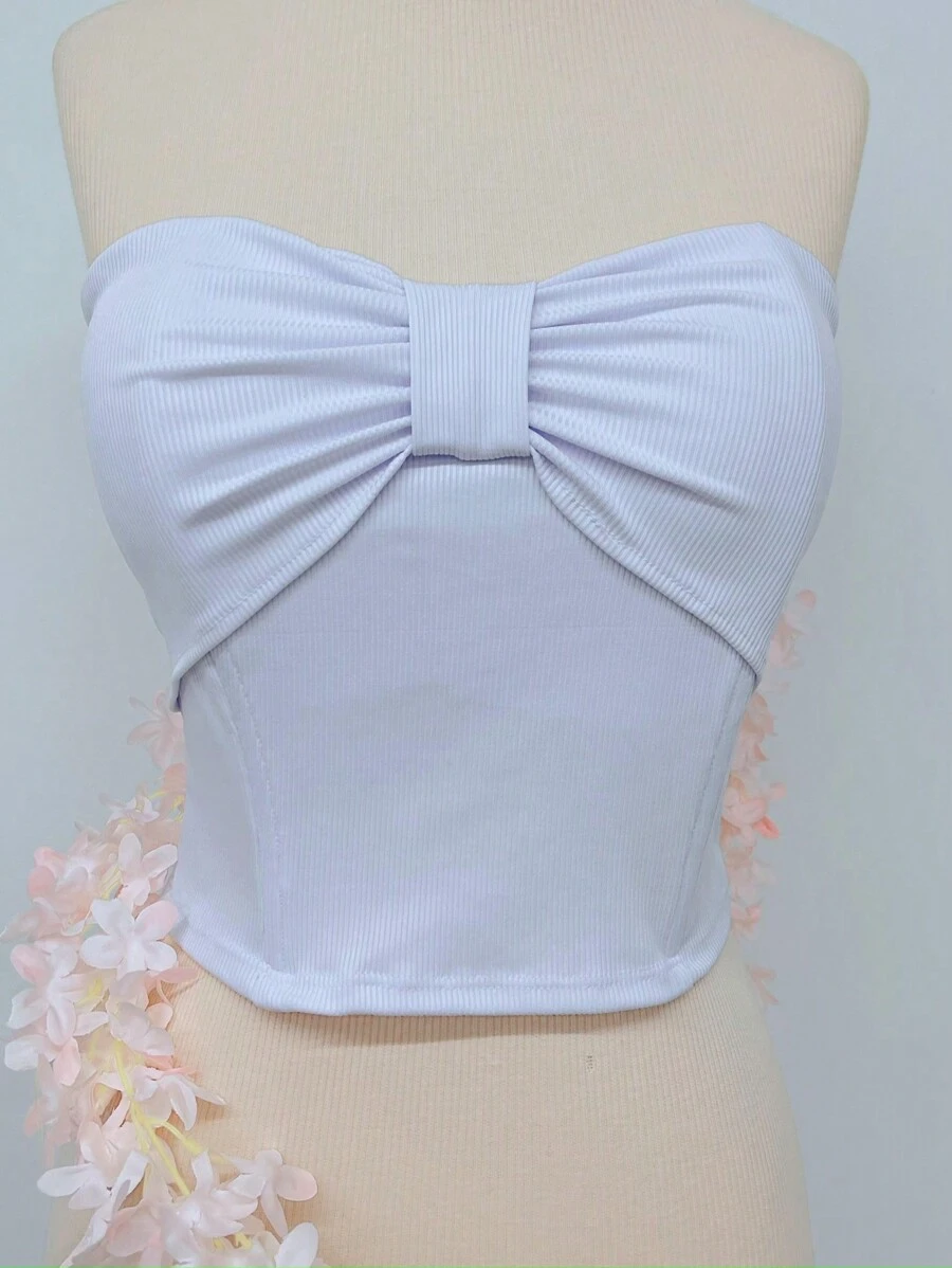 Women Tops - 白色 - 查看 1