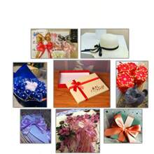 1 Roll 2cm Wide Ribbon, Satin Ribbon, DIY Ribbon For Bows, Gift Wrapping,