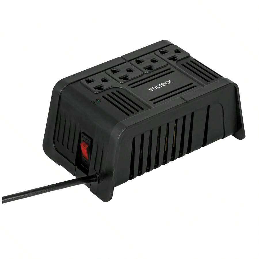 800 VA / 400 W VOLTAGE REGULATOR 4 CONTACTS RV-800 VOLTECK 45572 - Black - View 1