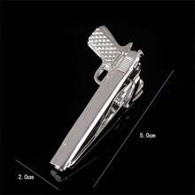 1入獨特的朋克武器形狀領帶夾，男士領帶配飾 - 銀色 - 查看 28