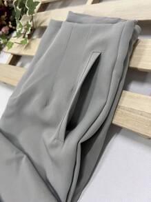 Women Pants - Gris Claro - Ver 3