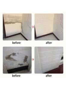 1/5/8m連續型自黏式防水3D磚牆貼紙，客廳臥室兒童房家居裝飾