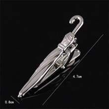 1入獨特的朋克武器形狀領帶夾，男士領帶配飾 - 銀色 - 查看 21