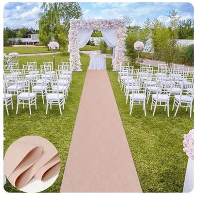 香檳色婚禮展覽地毯，舞台、戶外活動、聚會、儀式、電影節、頒獎典禮裝飾，室內地毯