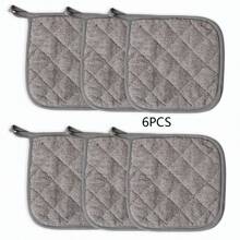 6 件/8 件厨房锅垫套装，耐热毛巾布锅垫，三脚架垫，三脚架杯垫，适合日常烹饪和烘焙 - 彩色 - 查看 10