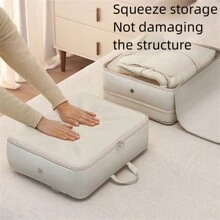 1pc Portable Down Jacket Storage Bag, Travel Compressed Handbag With Large Capacity For Household Clothing Organization - Multicolor - View 5