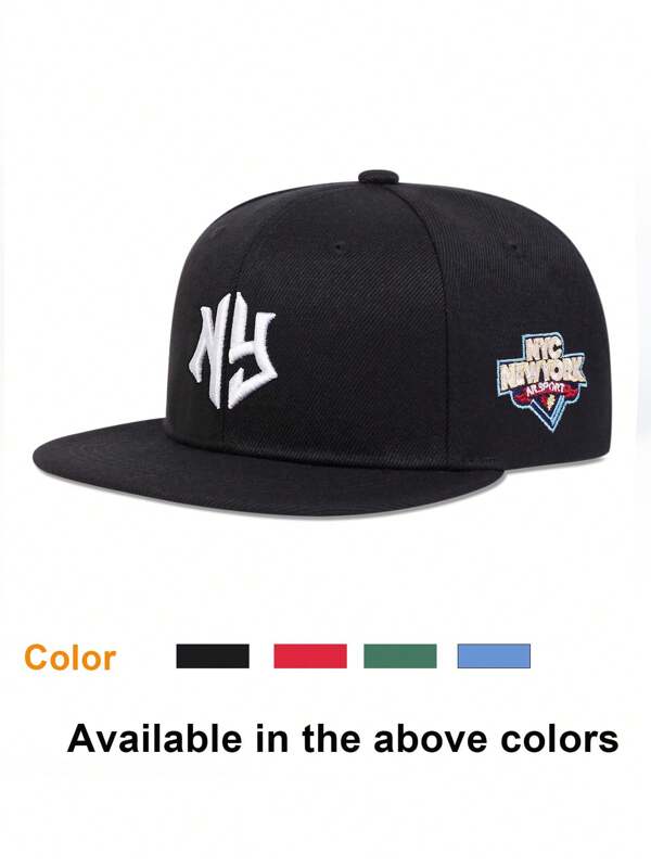 1pc Unisex Kids NY Embroidery Hip-Hop Cap, NYC NEW YORK Letter Baseball Hat, Outdoor Sun Protection Casual Cap, Suitable For Boys & Girls Spring Autumn Travel