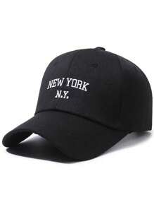 1pc Unisex New York Letter Embroidered Fashion Baseball Cap Outdoor Sports Visor