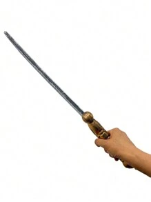 1pc Antique Bronze Pirate Cutlass Model Prop, Cosplay Pirate Costume Accessory, Suitable For Festival, Party, Performance Halloween - Bronze - View 3