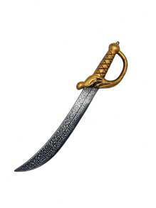 1pc Antique Bronze Pirate Cutlass Model Prop, Cosplay Pirate Costume Accessory, Suitable For Festival, Party, Performance Halloween - Bronze - View 4