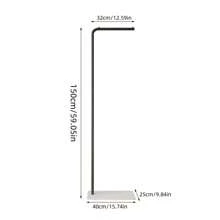 1pc Household Nordic Coat Rack, Modern Pole Style Standing Hat Rack For Bedroom, Easy Assembly - Black - View 5