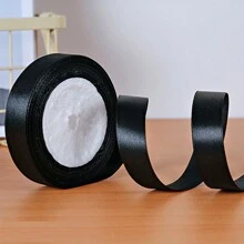 1 Roll 2cm Wide Ribbon, Satin Ribbon, DIY Ribbon For Bows, Gift Wrapping,