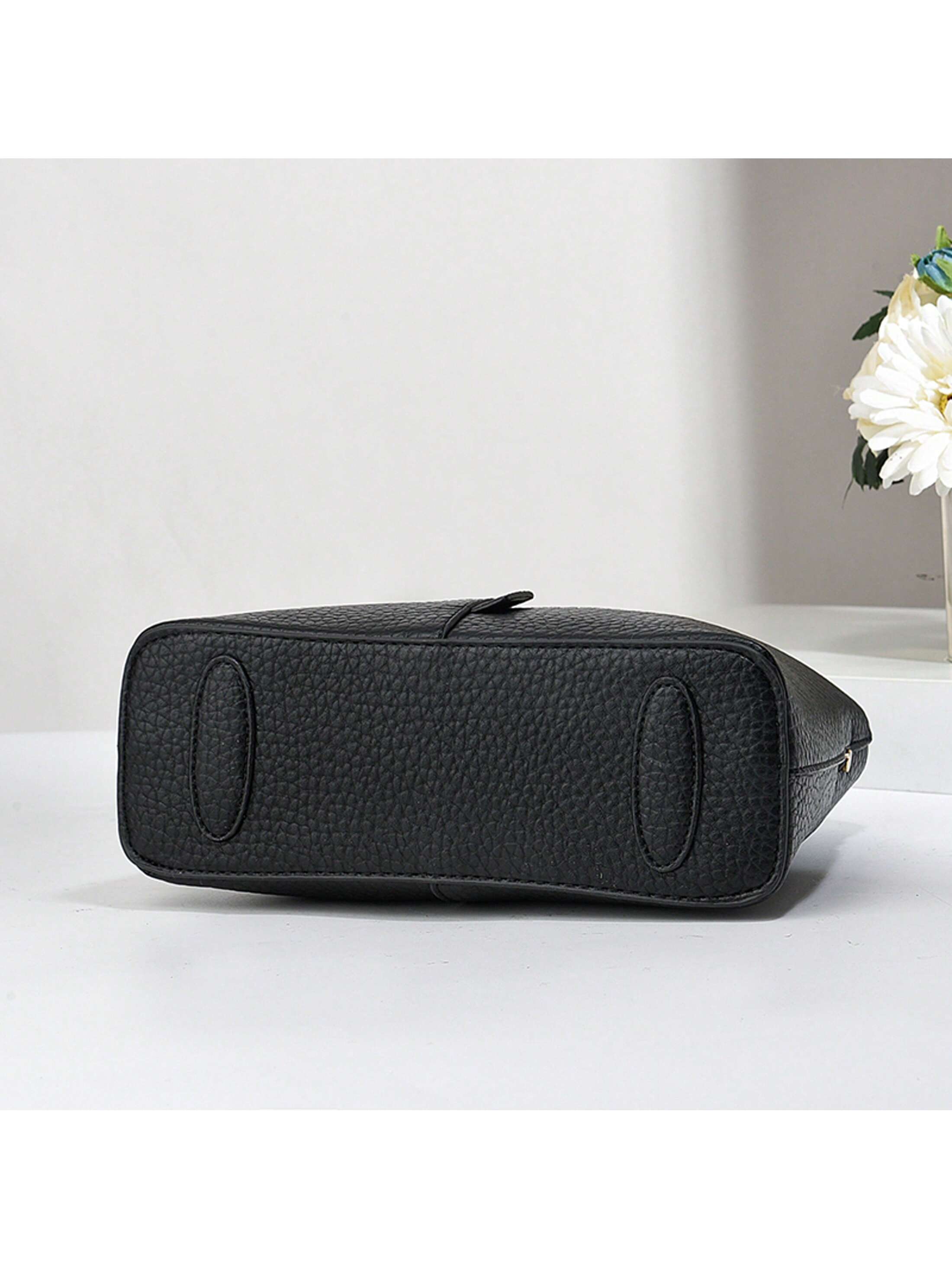 قطعة واحدة من حقيبة يد النساء الجلد الاصطناعي الأس...