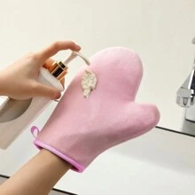 1pc Self-Tanning Body Application Mitt, Soft And Reusable Tanning Mitt, Made From Washable Material, Suitable For Sunless Tanning, Body Lotion, Tanning Lotion, Spray And Gel,Bag,Organizer,Storage,Hair Clips