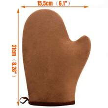 1pc Self-Tanning Body Application Mitt, Soft And Reusable Tanning Mitt, Made From Washable Material, Suitable For Sunless Tanning, Body Lotion, Tanning Lotion, Spray And Gel,Bag,Organizer,Storage,Hair Clips