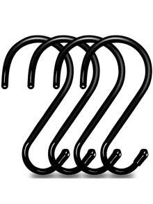 Heavy Duty S Hook, Multi-Functional Metal Hanging Hook - Black - View 4