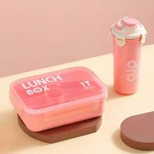 1 Peça Marmita Bento com Vários Compartimentos, Recipiente Quadrado Selado para Refeições, Adequado para Volta às Aulas, Trabalhadores de Escritório, Dia dos Namorados, Natal, Halloween