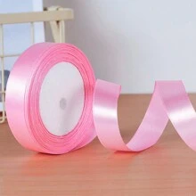 1 Roll 2cm Wide Ribbon, Satin Ribbon, DIY Ribbon For Bows, Gift Wrapping,