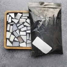 100g Mosaic Filler Powder, Colorful Grout Filler Powder, Handmade White And Colored