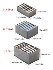 1/3/6pcs,Collapsible Clothing Storage Box, Household Fabric Storage Frame Wardrobe Organizer Decorations Decor Festival Decor Room Decor Home Decor Decor Bedroom Decor