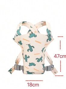 寶寶背帶，新生兒和幼兒背帶寶寶背巾，適用於新生兒和年幼寶寶旅行 - 仙人掌 - 查看 9
