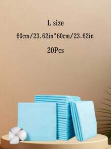 20入組/100入組厚實一次性寵物訓練墊，具除臭和吸水性能，並採用防漏設計，可有效防止狗狗尿液外洩