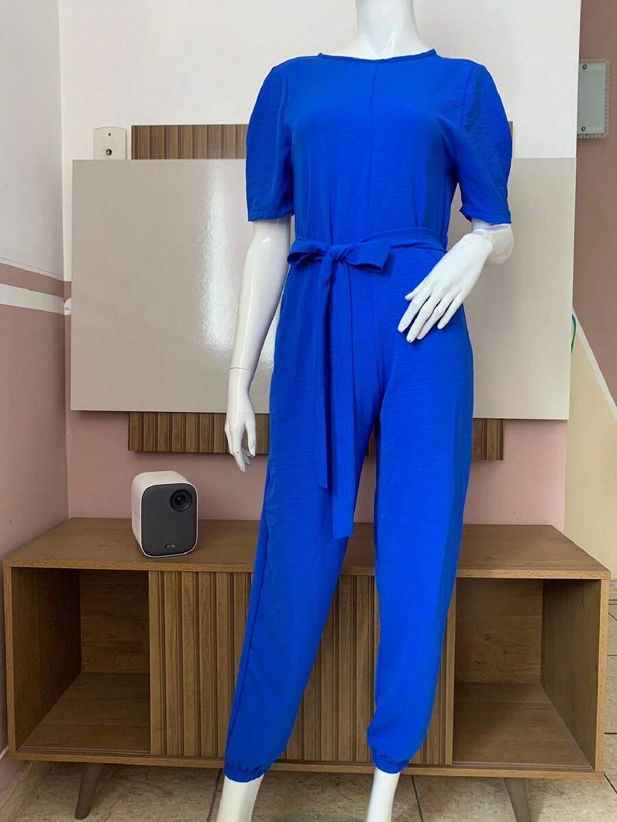 Women Jumpsuits - Royal Blue - View 1