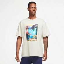 Nike Bring It Out T-Shirt - Boyfriend Style Men's - Beige/Beige - View 1