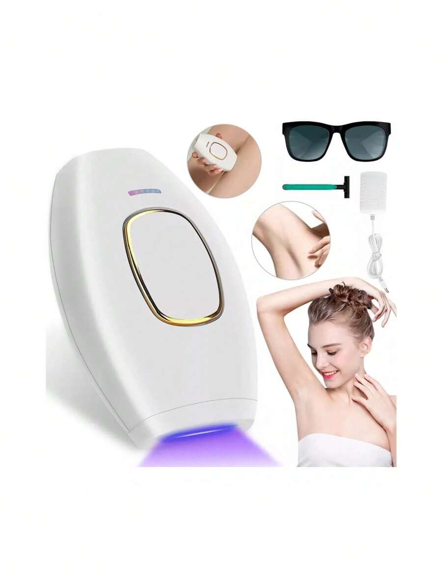 Depiladora De Luz Pulsada Láser Permanente Sin Dolor Lpl - Tipo de Enchufe A USA (110-127V) - Ver 1