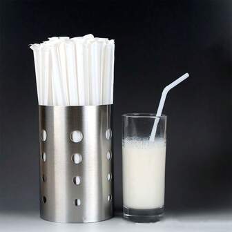 Plastic Straws - Straight And Bent, Individually Packaged