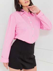 Women Blouses - Màu Hồng baby - Xem 2
