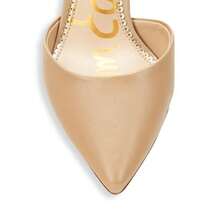 Jaina Leather D'Orsay Pumps - soft beige - View 6